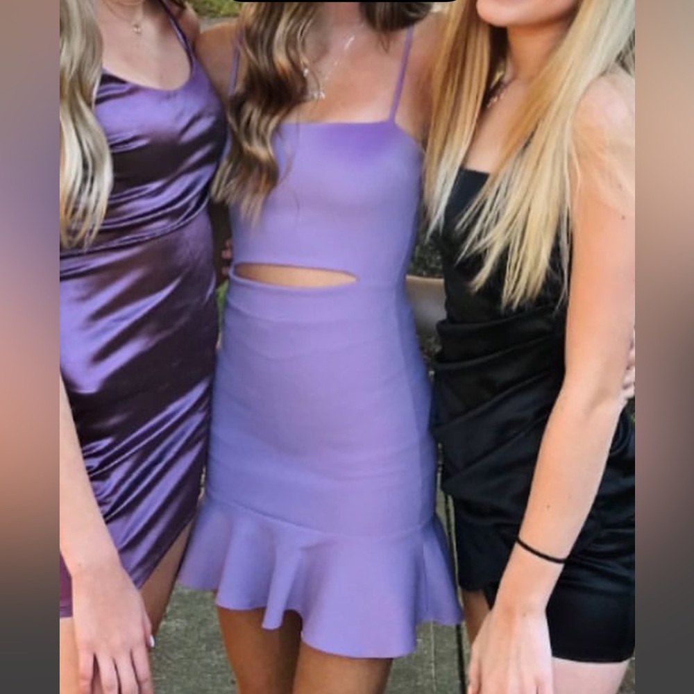 Lucy In The Sky lilac mini dress Size 0